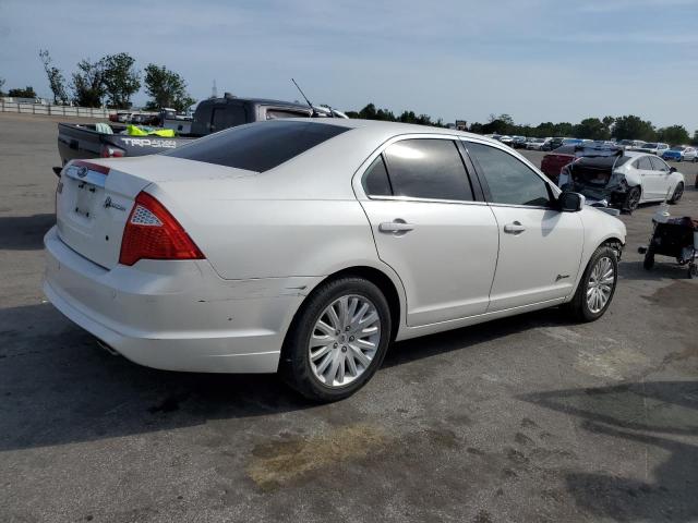 3FADP0L37AR260860 - 2010 FORD FUSION HYBRID WHITE photo 3