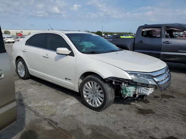 3FADP0L37AR260860 - 2010 FORD FUSION HYBRID WHITE photo 4