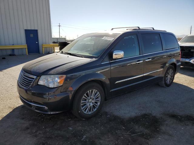 2C4RC1CG2ER368156 - 2014 CHRYSLER TOWN & COU TOURING L GRAY photo 1