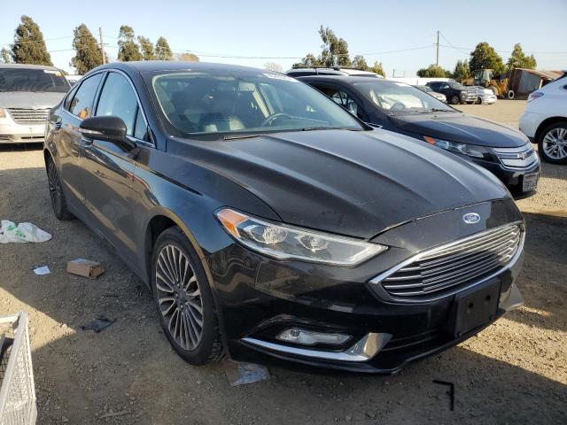 3FA6P0HD4HR221793 - 2017 FORD FUSION SE BLACK photo 4