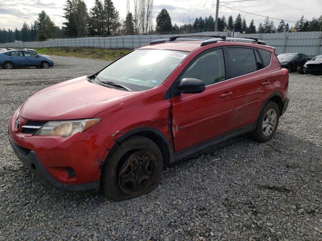 JTMZFREV1ED036942 - 2014 TOYOTA RAV4 LE RED photo 1