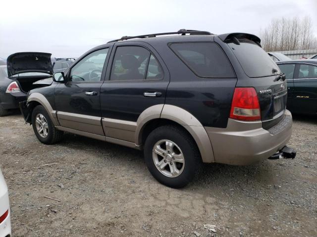 KNDJC733465636510 - 2006 KIA SORENTO EX BLACK photo 2