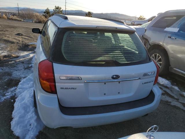 4S3BP616257378393 - 2005 SUBARU LEGACY 2.5I WHITE photo 6