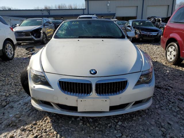 WBAEB53568CX60901 - 2008 BMW 650 I WHITE photo 5