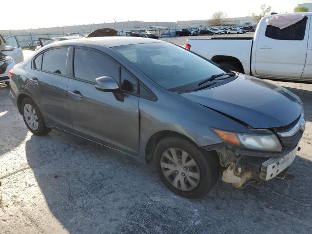 19XFB2F57CE046603 - 2012 HONDA CIVIC lx LX CHARCOAL photo 4