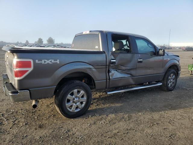 1FTFW1EF9DFB45651 - 2013 FORD F150 SUPERCREW GRAY photo 3