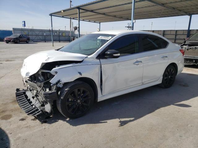 3N1AB7AP5JY255871 - 2018 NISSAN SENTRA S WHITE photo 1