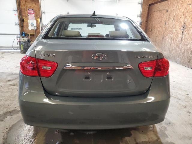 KMHDU4ADXAU830389 - 2010 HYUNDAI ELANTRA BLUE GRAY photo 6