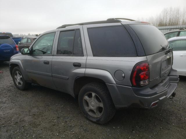 1GNDT13S262336054 - 2006 CHEVROLET TRAILBLAZE LS GRAY photo 2