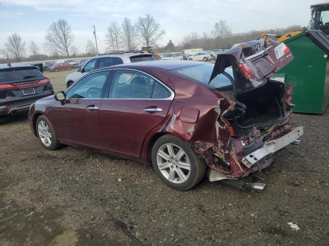 JTHBJ46G782165995 - 2008 LEXUS ES 350 BURGUNDY photo 2