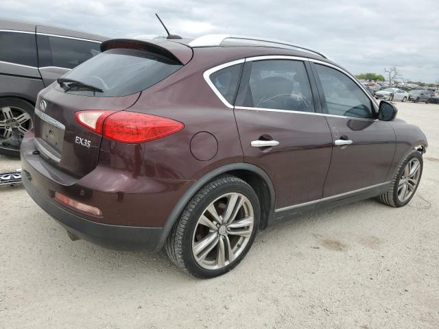 JN1AJ0HP3BM801250 - 2011 INFINITI EX35 BASE Բորդո լուսանկար 3