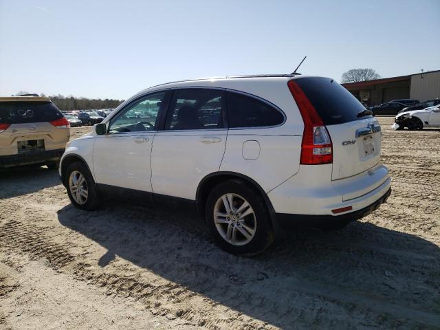 5J6RE4H78BL034197 - 2011 HONDA CR-V EXL WHITE photo 2