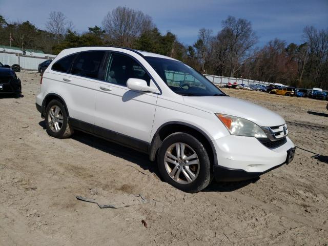 5J6RE4H78BL034197 - 2011 HONDA CR-V EXL WHITE photo 4