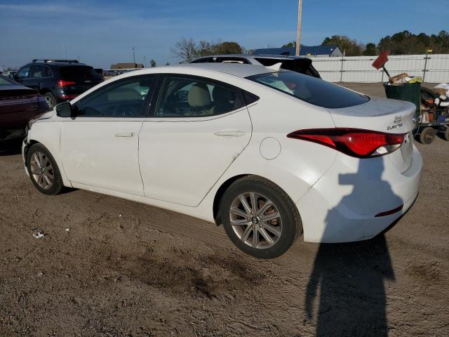 5NPDH4AE7EH495979 - 2014 HYUNDAI ELANTRA SE WHITE photo 2