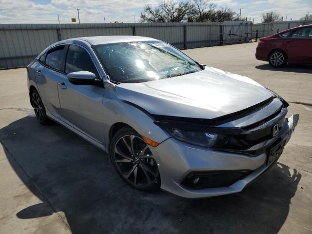 2HGFC2F87MH531502 - 2021 HONDA CIVIC SPORT SILVER photo 4