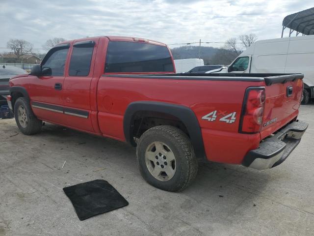 1GCEK19V87Z133065 - 2007 CHEVROLET SILVERADO K1500 CLASSIC RED photo 2