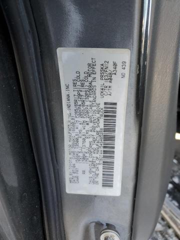 5TBDT44154S465288 - 2004 TOYOTA TUNDRA DOUBLE CAB SR5 CHARCOAL photo 12