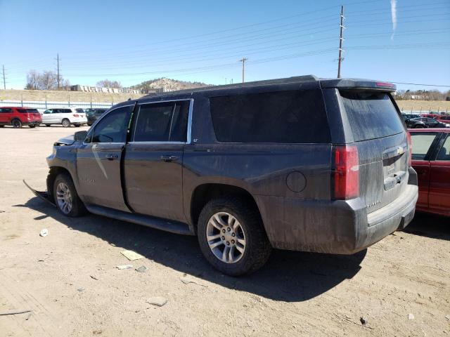 1GNSKHKC0JR294240 - 2018 CHEVROLET SUBURBAN K1500 LT BLACK photo 2