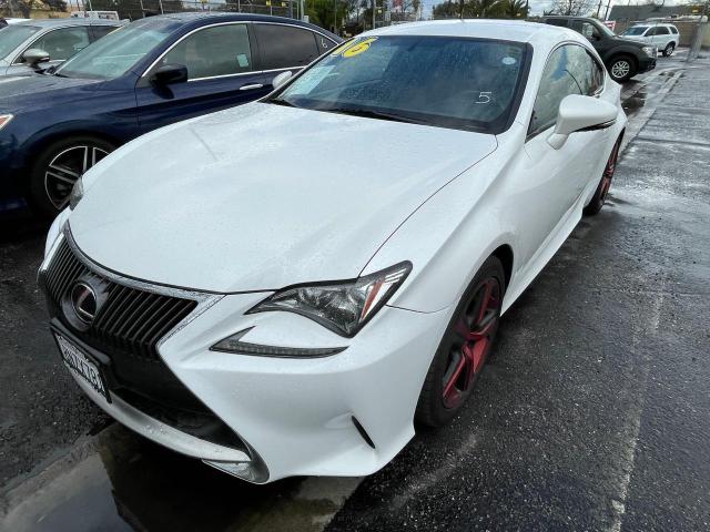 JTHHA5BC7G5002683 - 2016 LEXUS RC 200T WHITE photo 2