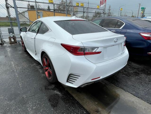 JTHHA5BC7G5002683 - 2016 LEXUS RC 200T WHITE photo 3