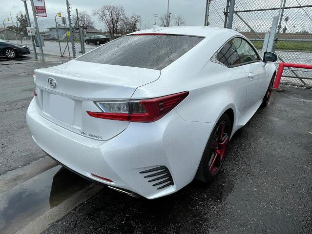 JTHHA5BC7G5002683 - 2016 LEXUS RC 200T WHITE photo 4