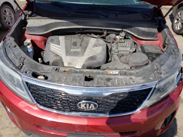 5XYKTDA71FG636738 - 2015 KIA SORENTO LX RED photo 12