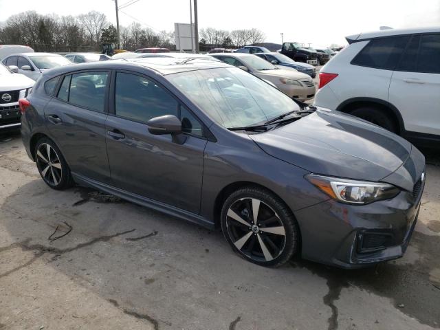 4S3GTAM61J3744670 - 2018 SUBARU IMPREZA SPORT GRAY photo 4