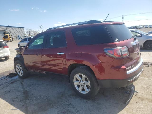 1GKKRPKD2FJ328745 - 2015 GMC ACADIA SLE BURGUNDY photo 2