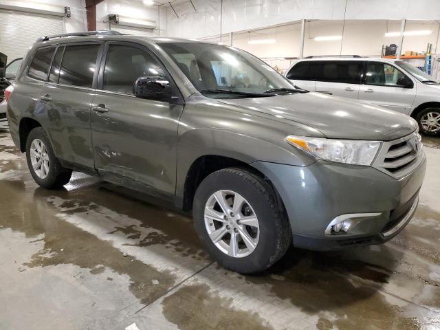 5TDZK3EHXCS083407 - 2012 TOYOTA HIGHLANDER BASE GRAY photo 4