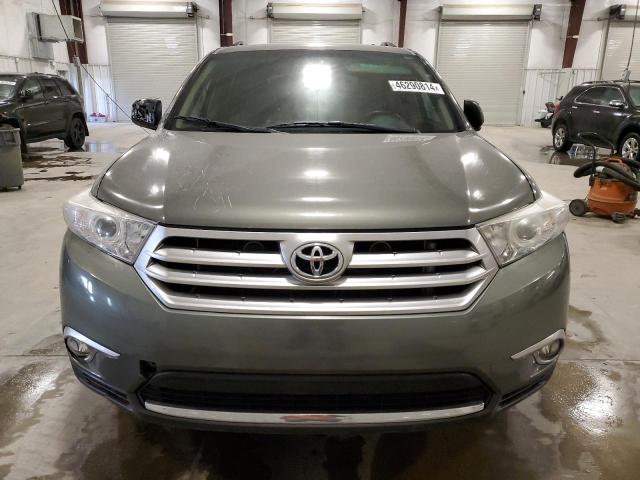 5TDZK3EHXCS083407 - 2012 TOYOTA HIGHLANDER BASE GRAY photo 5