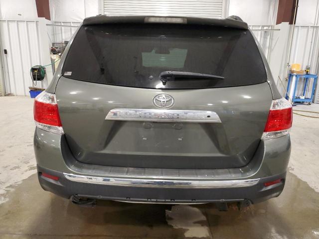 5TDZK3EHXCS083407 - 2012 TOYOTA HIGHLANDER BASE GRAY photo 6