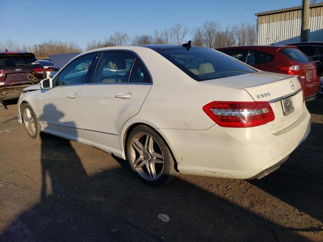 WDDHF9AB0BA442186 - 2011 MERCEDES-BENZ E 550 4MATIC WHITE photo 2