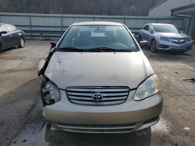 2T1BR32E84C224329 - 2004 TOYOTA COROLLA CE TAN photo 5