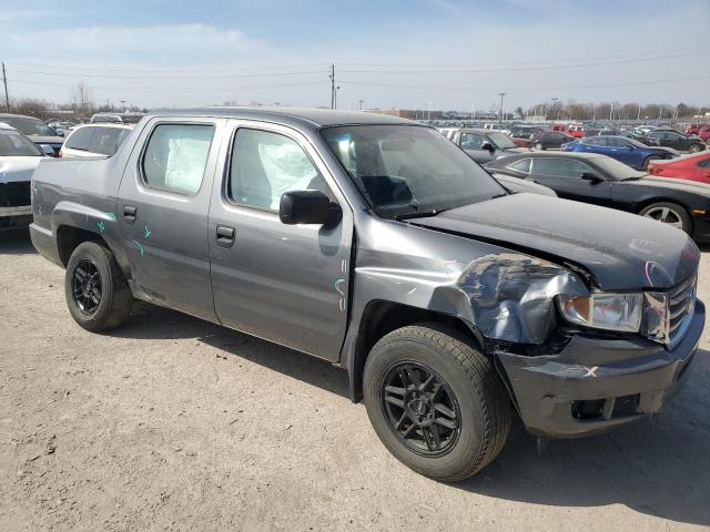 5FPYK1F26CB456934 - 2012 HONDA RIDGELINE RT GRAY photo 4