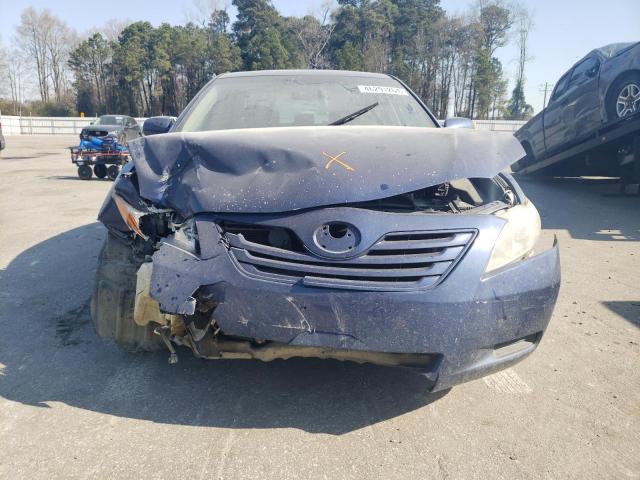 4T1BE46K17U050320 - 2007 TOYOTA CAMRY CE BLUE photo 5