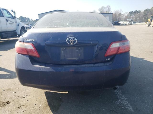 4T1BE46K17U050320 - 2007 TOYOTA CAMRY CE BLUE photo 6