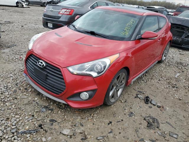 KMHTC6AEXDU111361 - 2013 HYUNDAI VELOSTER TURBO RED photo 1