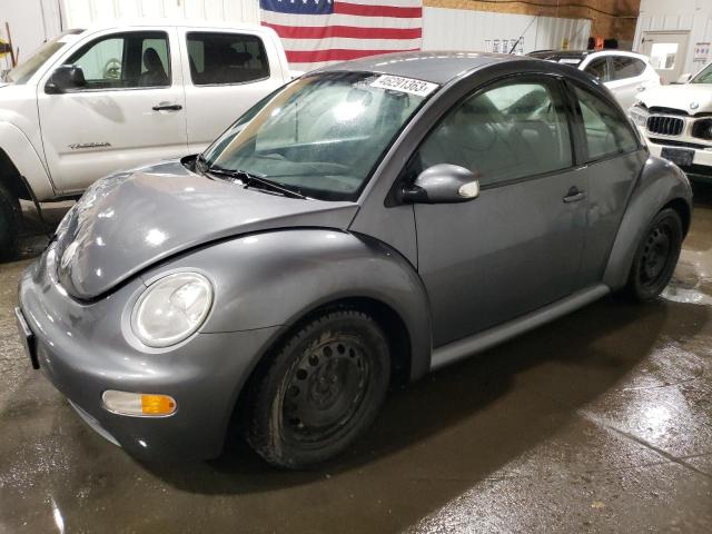 3VWBK31C05M400722 - 2005 VOLKSWAGEN NEW BEETLE GL GRAY photo 1