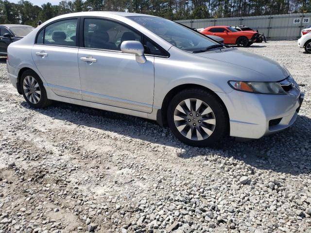 19XFA1F83AE026160 - 2010 HONDA CIVIC EX SILVER photo 4