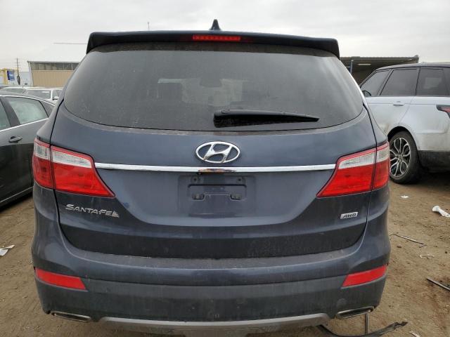 KM8SNDHF6DU004090 - 2013 HYUNDAI SANTA FE GLS BLUE photo 6