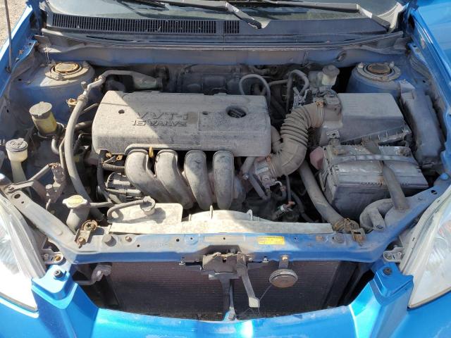 2T1KR32E77C632356 - 2007 TOYOTA COROLLA MA XR BLUE photo 11