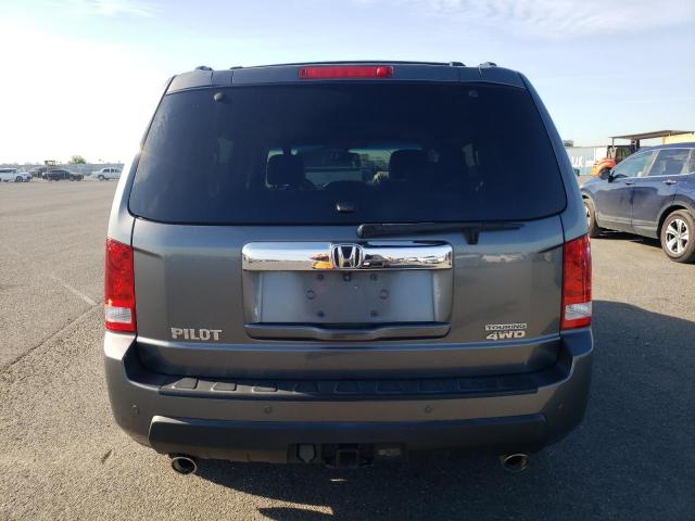 5FNYF4H94BB015424 - 2011 HONDA PILOT TOURING GRAY photo 6