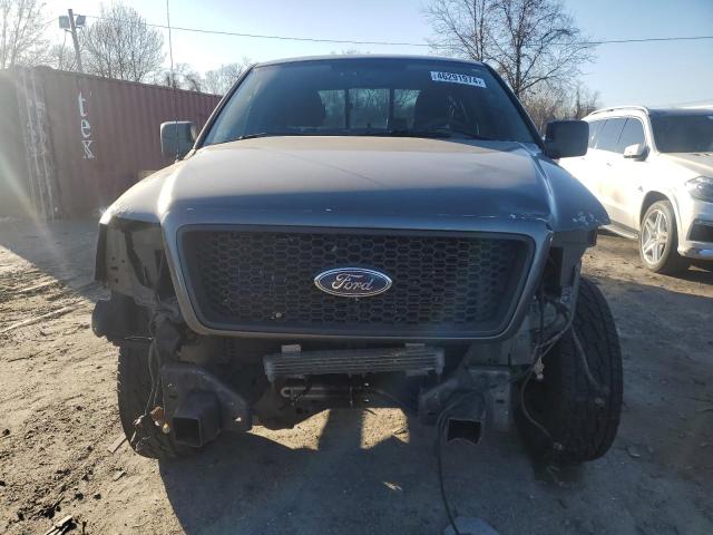 1FTRX14W24NA49734 - 2004 FORD F150 GRAY photo 5