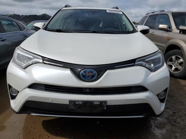 JTMDJREV0HD074501 - 2017 TOYOTA RAV4 HV LIMITED WHITE photo 5