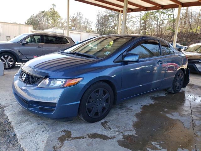 2HGFG12639H528347 - 2009 HONDA CIVIC LX BLUE photo 1