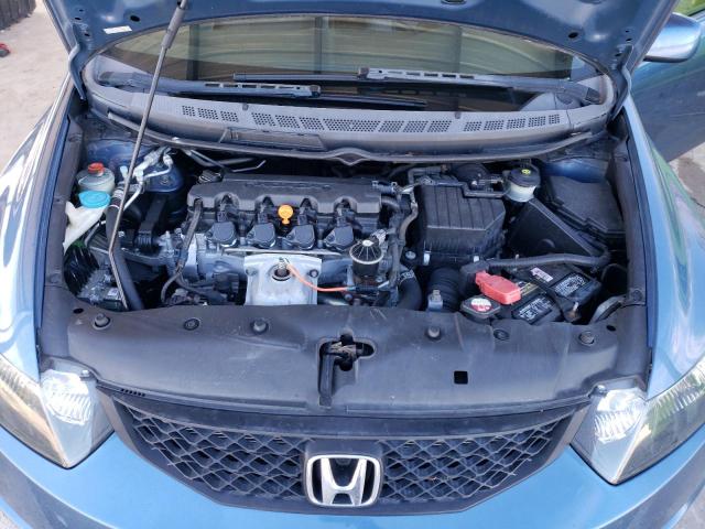 2HGFG12639H528347 - 2009 HONDA CIVIC LX BLUE photo 11