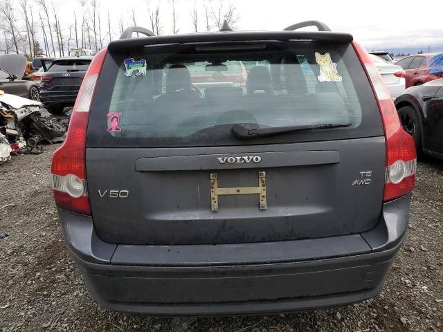 YV1JJ682572280577 - 2007 VOLVO V50 T5 SILVER photo 6