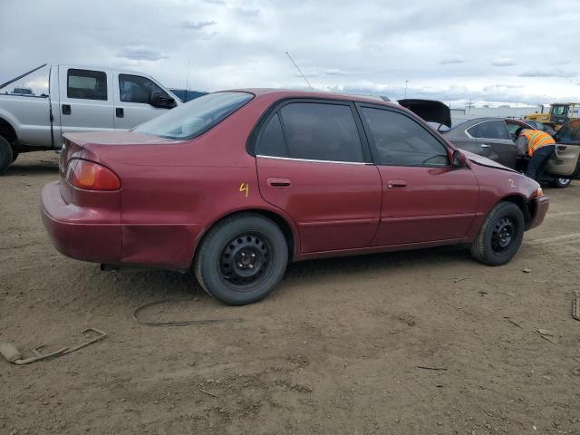 1NXBR12E3YZ397104 - 2000 TOYOTA COROLLA VE BURGUNDY photo 3