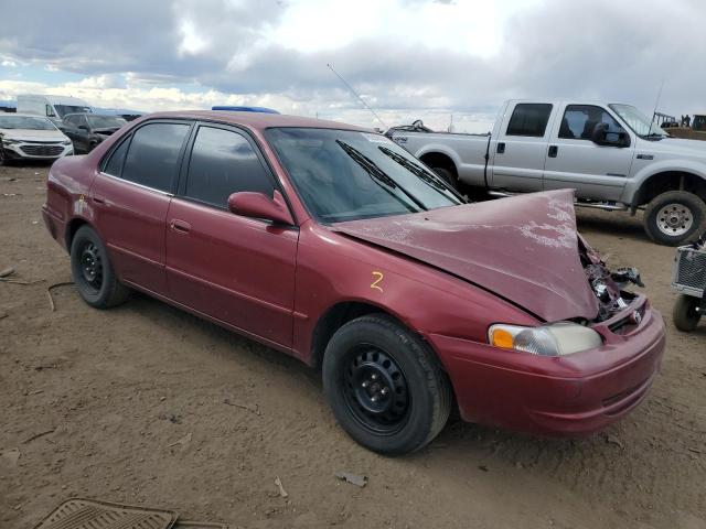 1NXBR12E3YZ397104 - 2000 TOYOTA COROLLA VE BURGUNDY photo 4