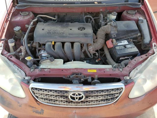 1NXBR32E56Z622924 - 2006 TOYOTA COROLLA CE RED photo 11